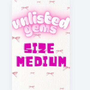 M - Unlisted items